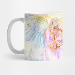 Glow Angel, Angel Playing with Lyre Mug